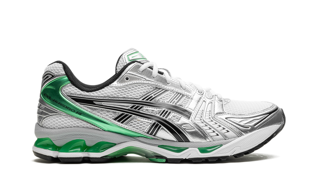 Gel Run 14 White/Malachite Green