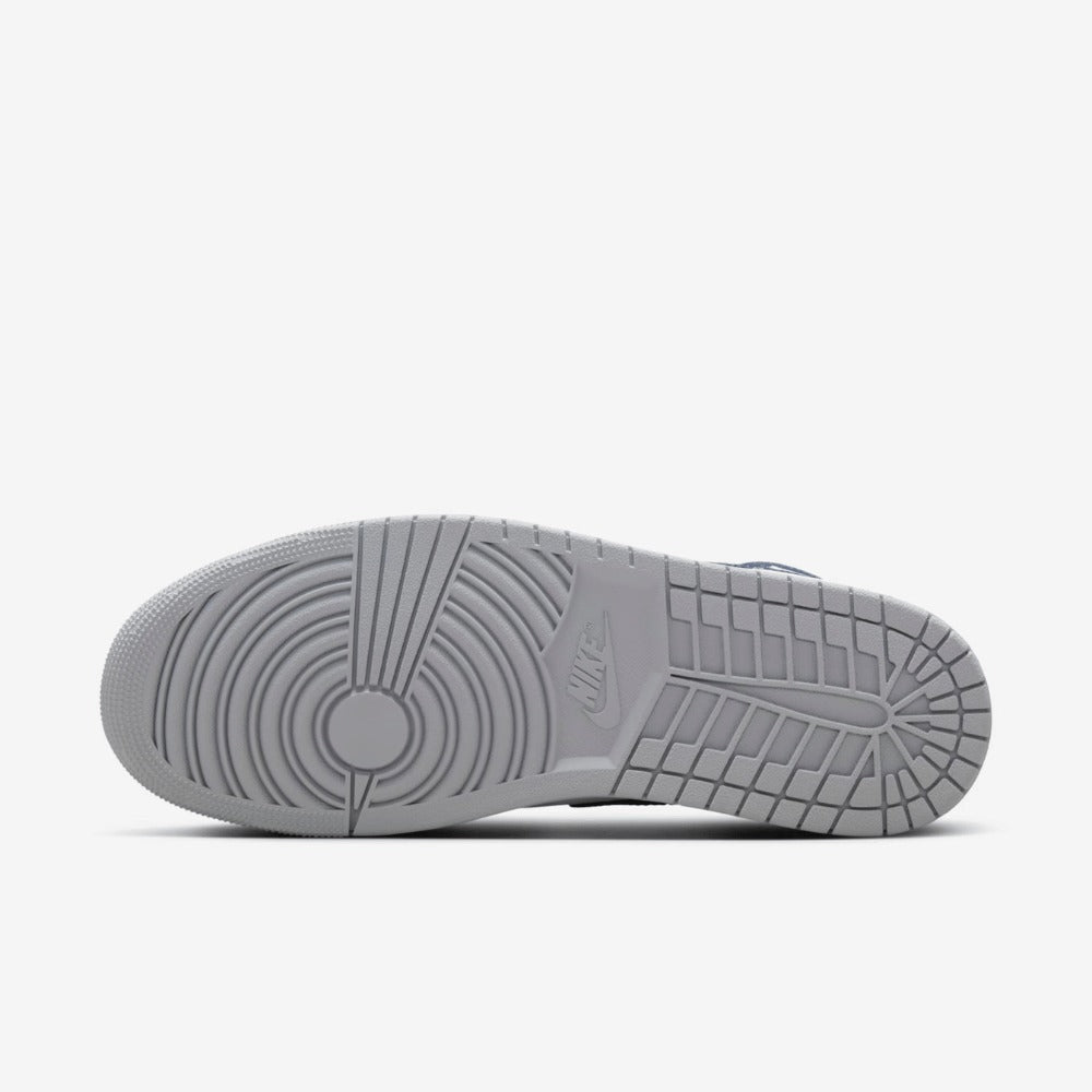 Tênis Retro 1 Mid Wolf Grey Midnight Navy