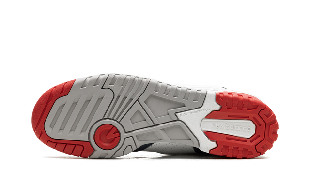 Court 550 White Navy Red
