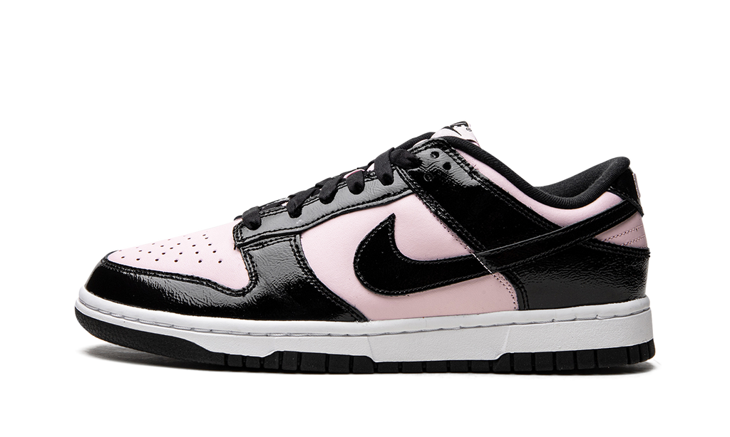 Court Low Black Patent Pink