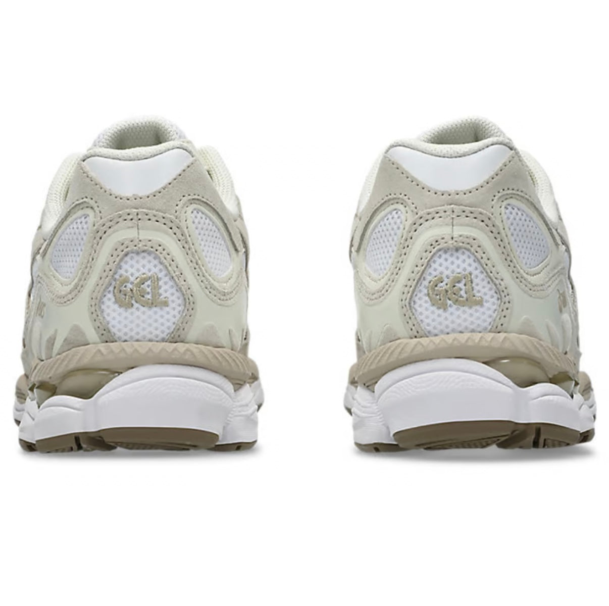 Gel City White Feather Grey