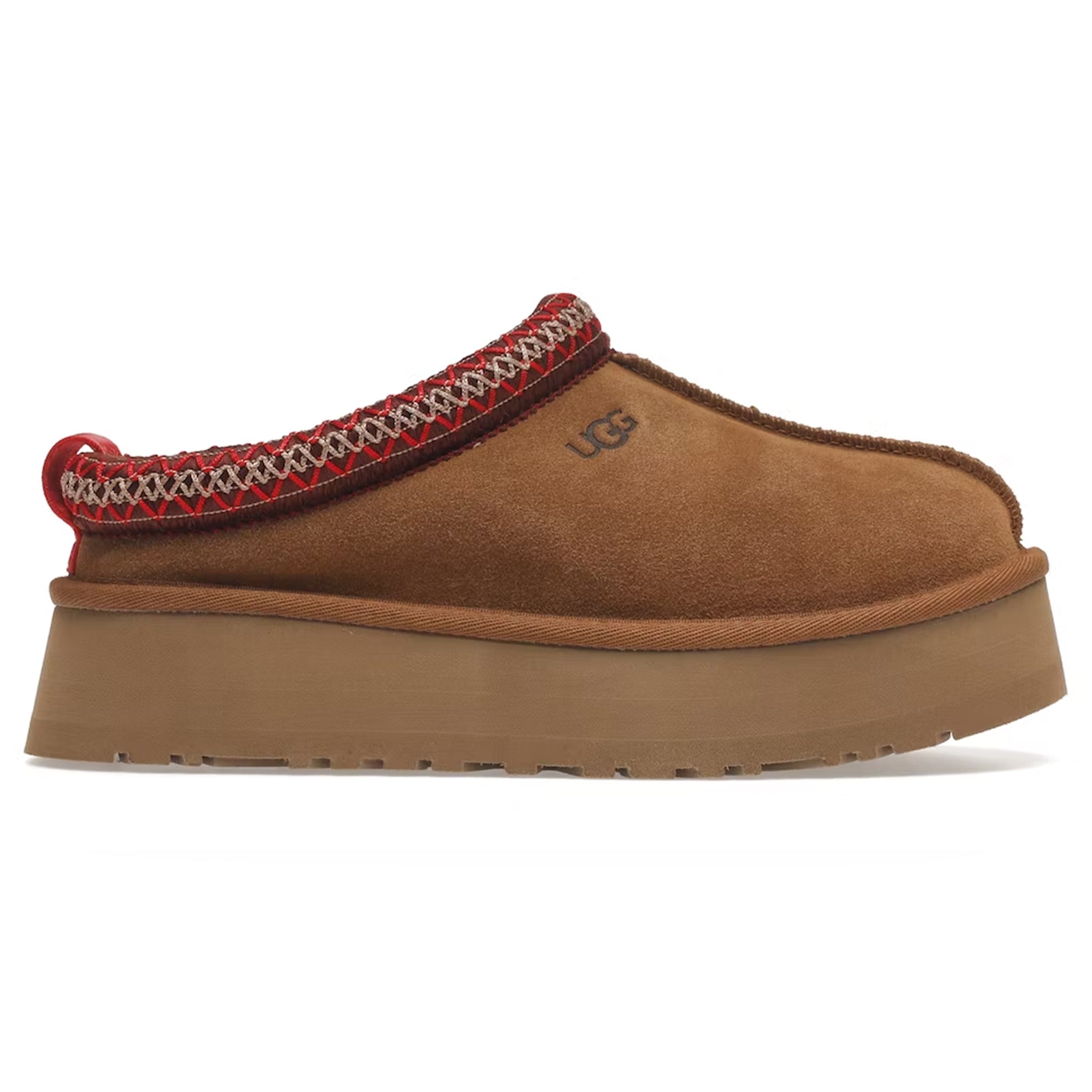 Tazz Platform Chestnut Slippers (W)