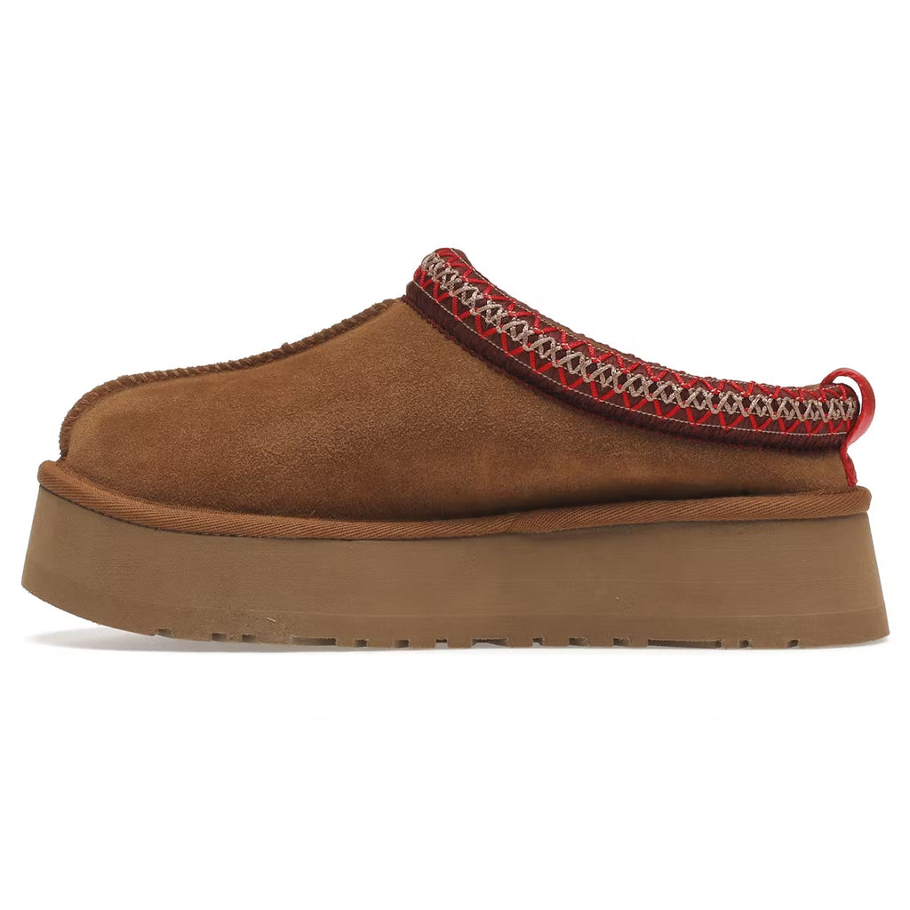 Tazz Platform Chestnut Slippers (W)