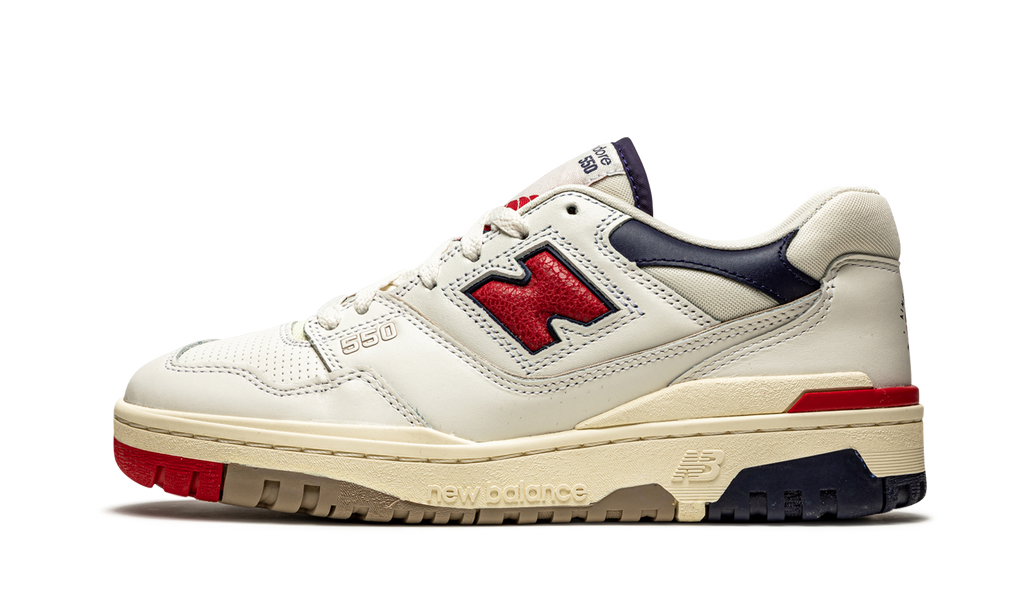 Court 550 Aime Leon Dore White Navy Red