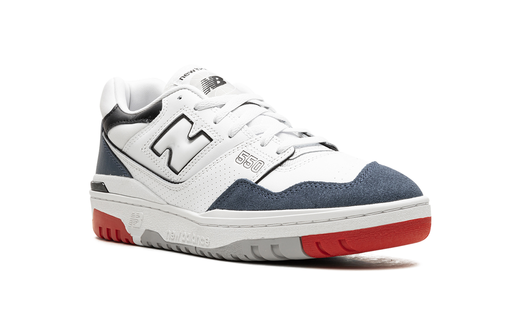 Court 550 White Navy Red