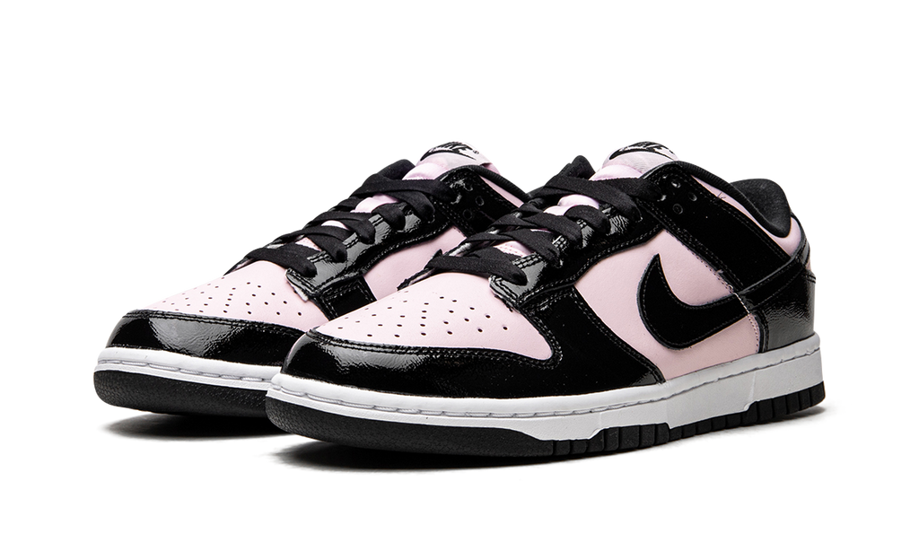 Court Low Black Patent Pink