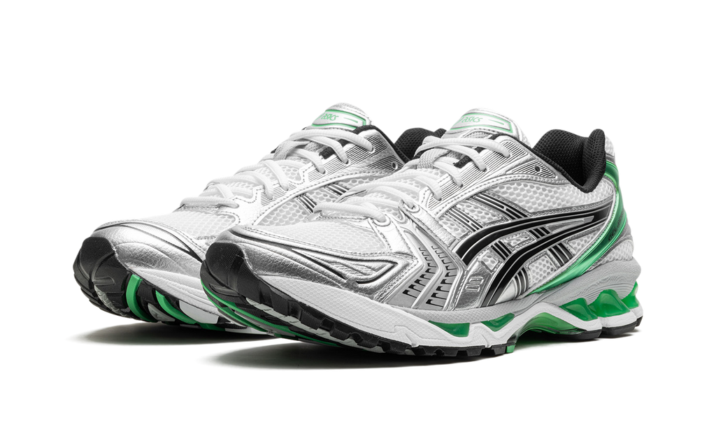 Gel Run 14 White/Malachite Green