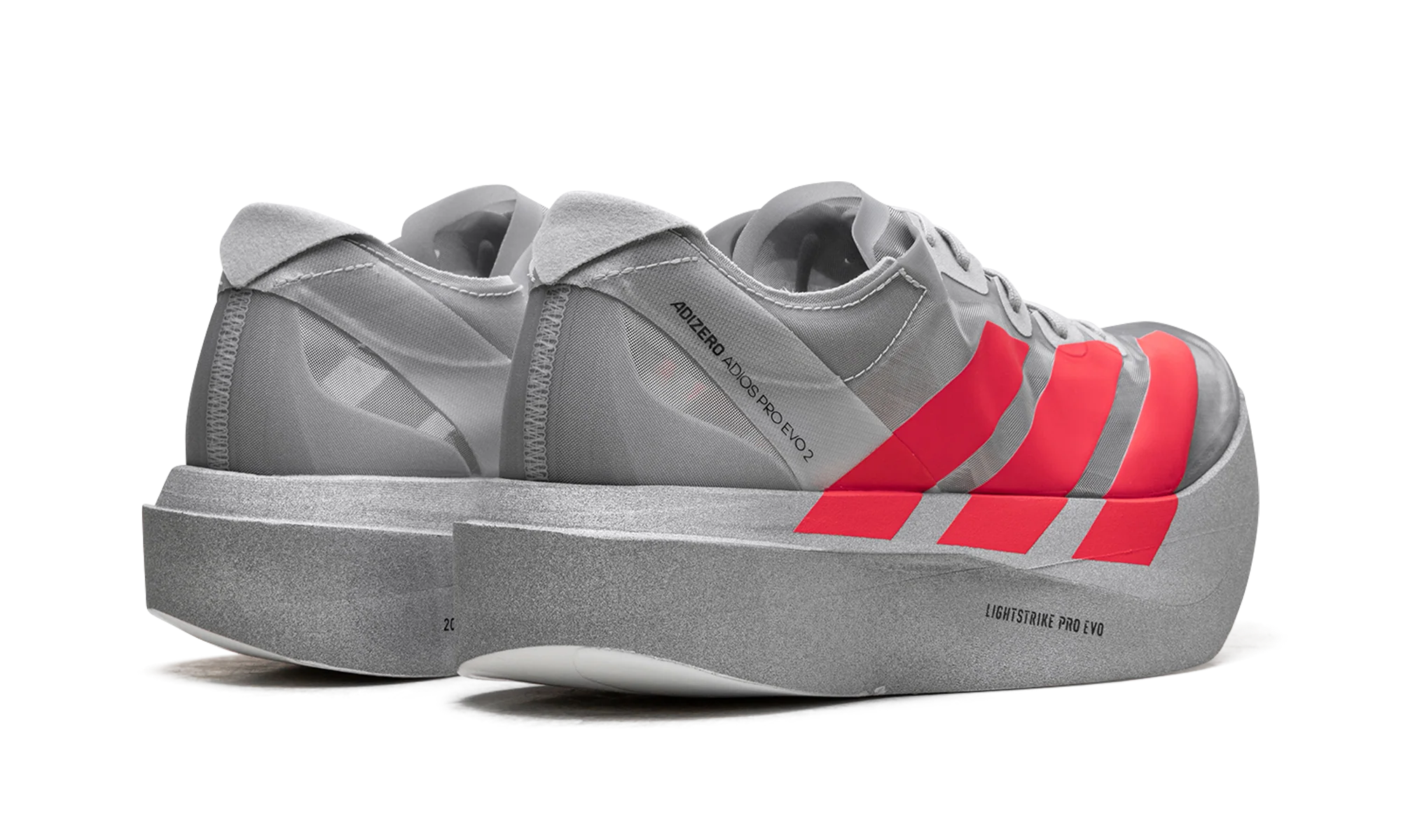 Adizero Adios Pro EVO 2"Silver Metallic/Lucid Red/Grey Two"