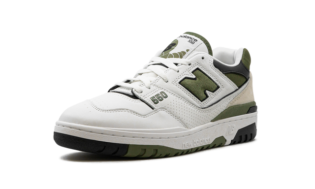 Court 550 White / Dark Olivine