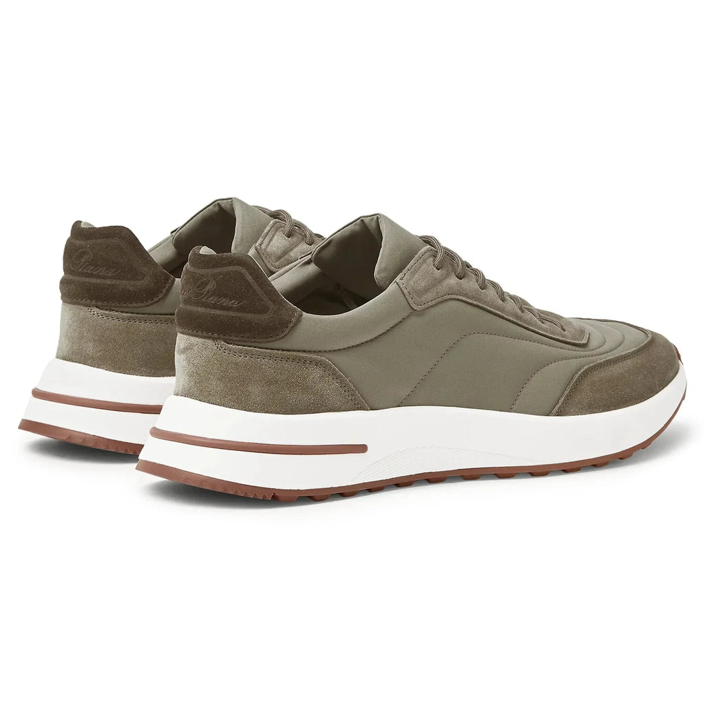 Loro Piana Week End Walk Tobacco Sneaker