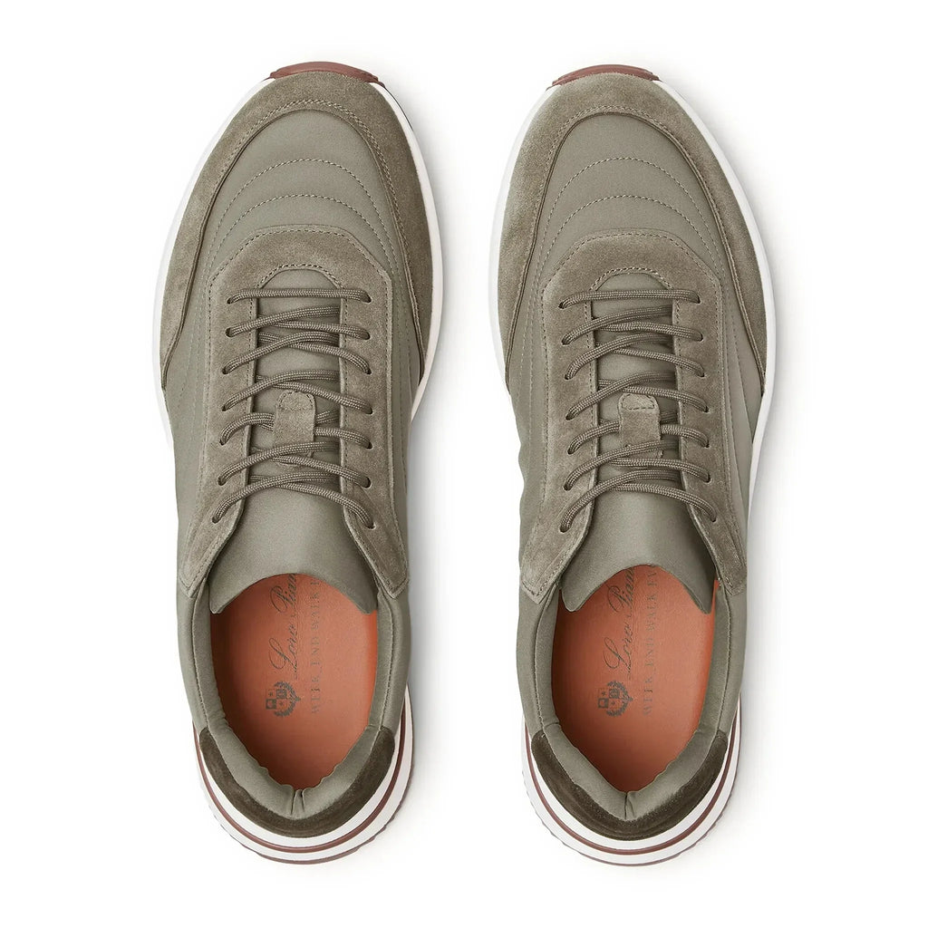 Loro Piana Week End Walk Tobacco Sneaker