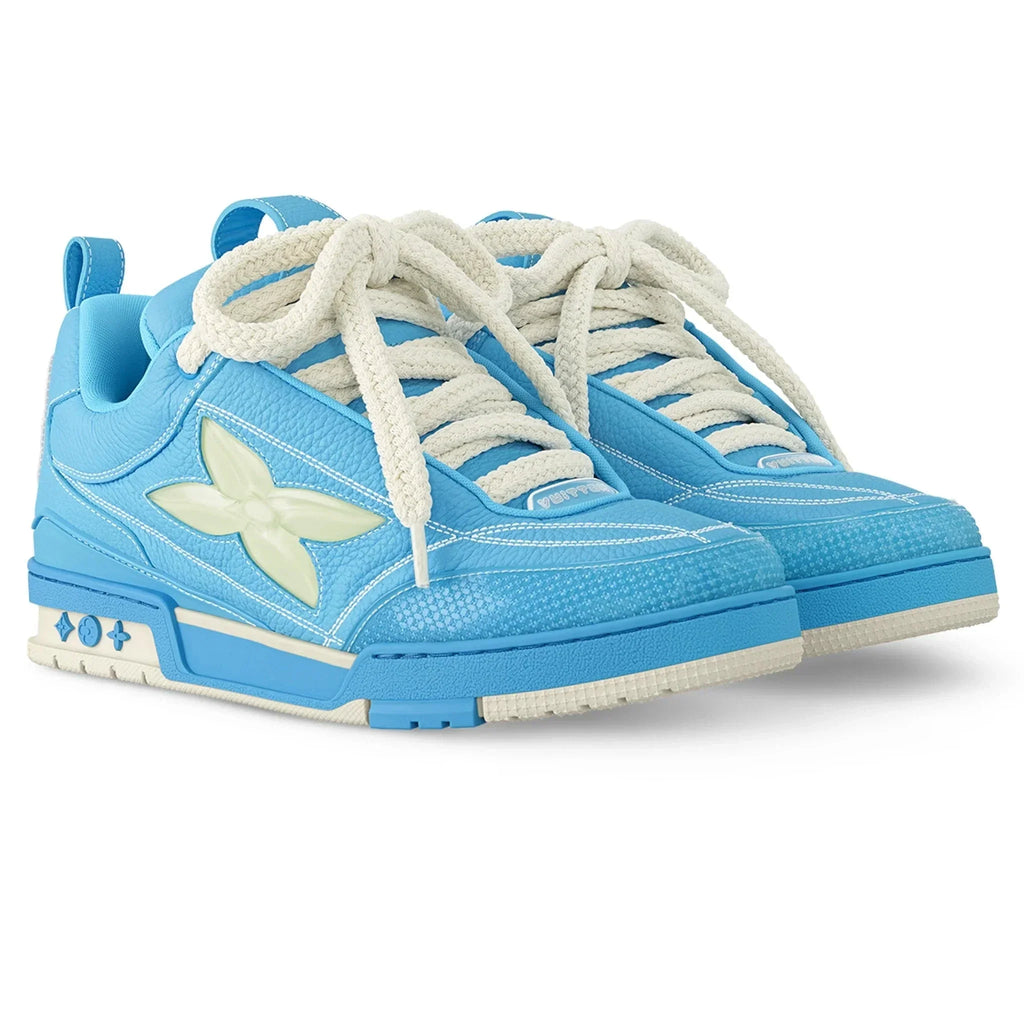 Skate Monogram Trainer Baby Blue Sneaker