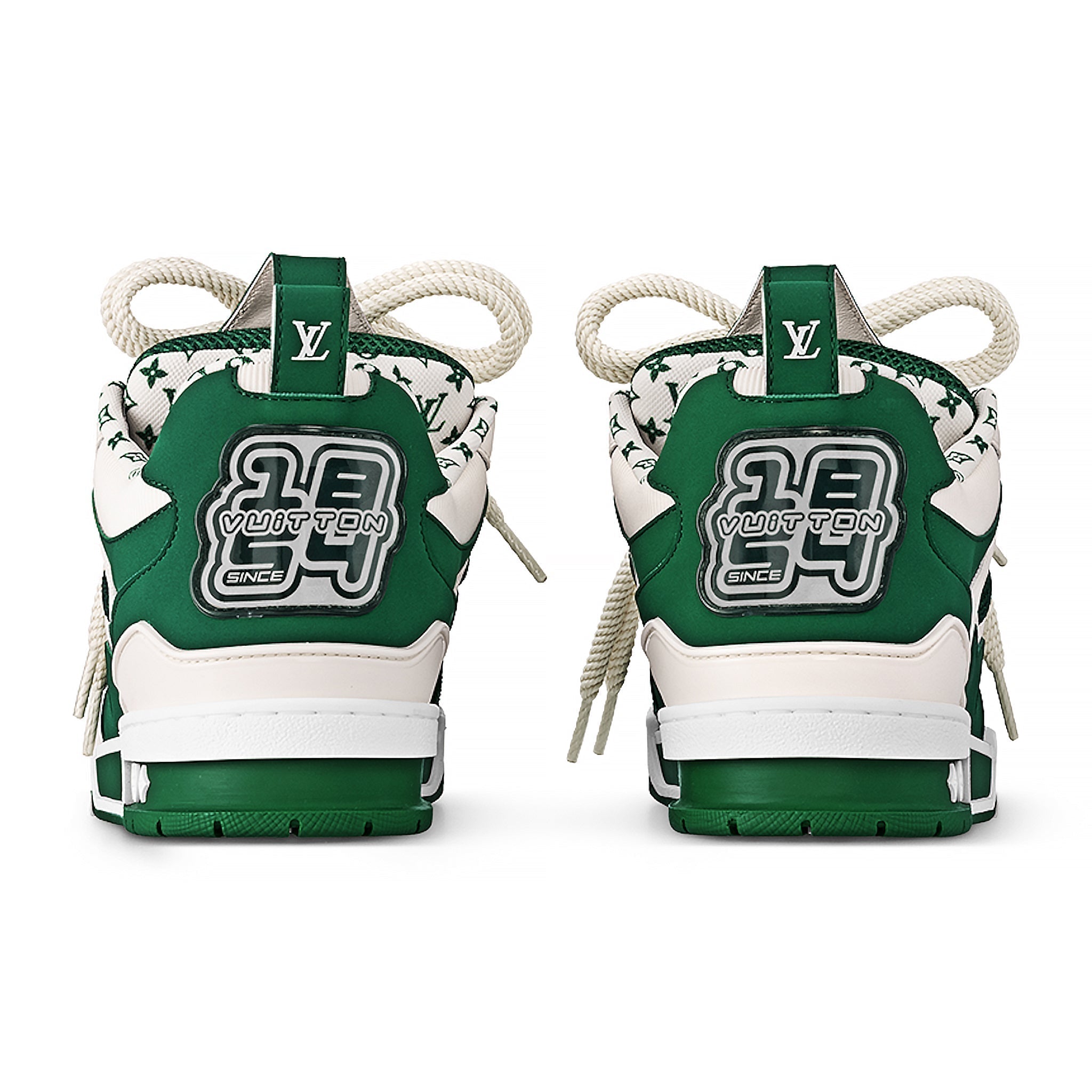 Skate Monogram Trainer Green Sneaker