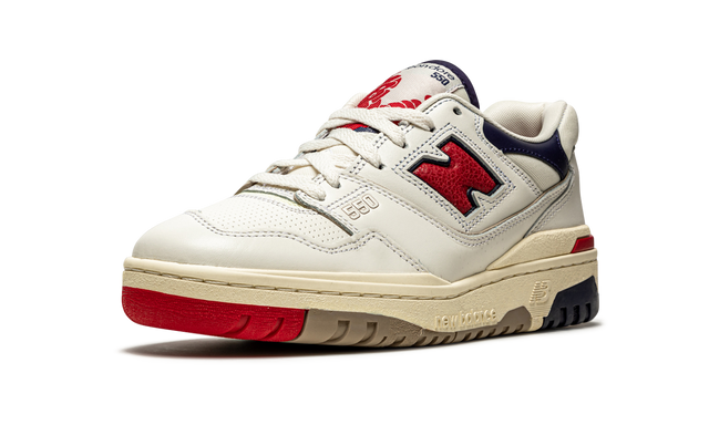 Court 550 Aime Leon Dore White Navy Red