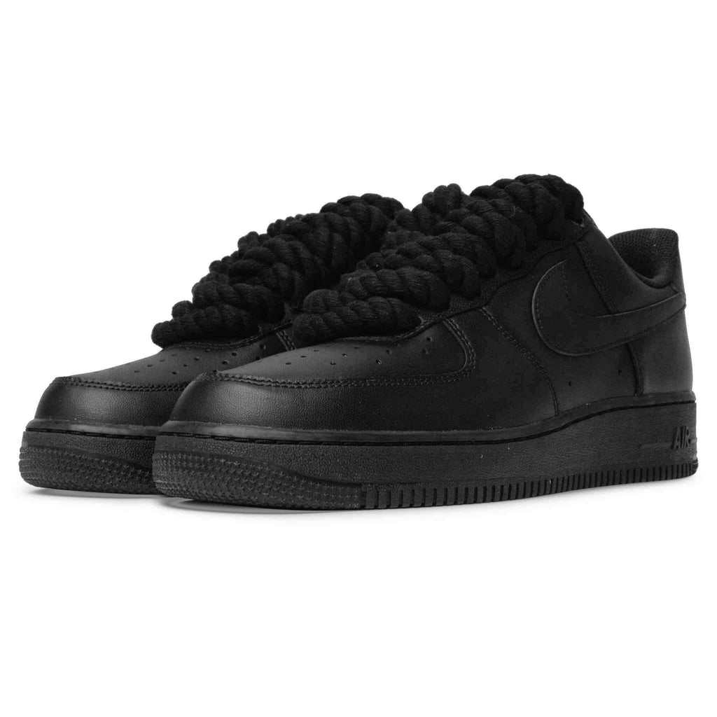 Classic Court 1 Low Rope Lace Black