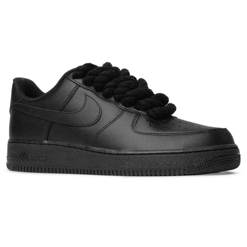 Classic Court 1 Low Rope Lace Black