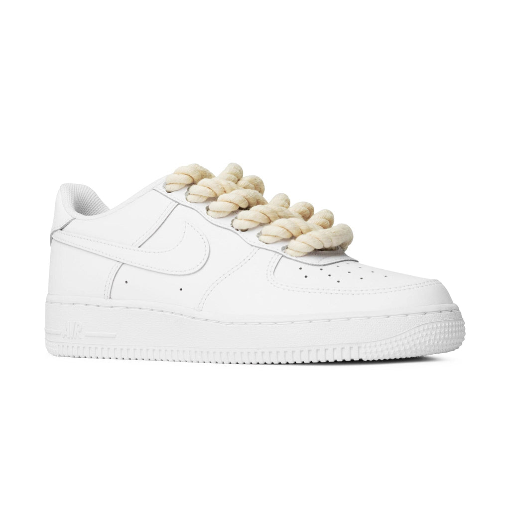 Classic Court 1 Low Rope Lace White Cream (GS)