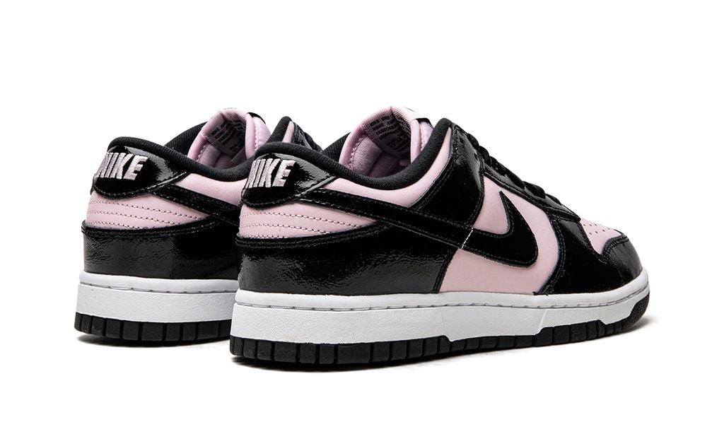 Court Low Black Patent Pink