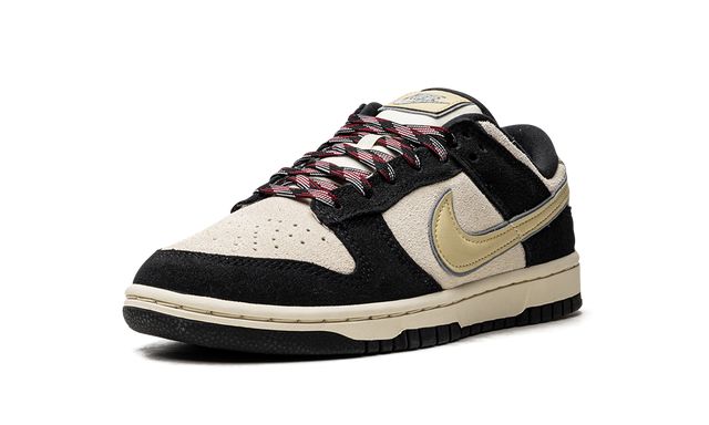 Court Low LX Black Suede Classic Team Gold