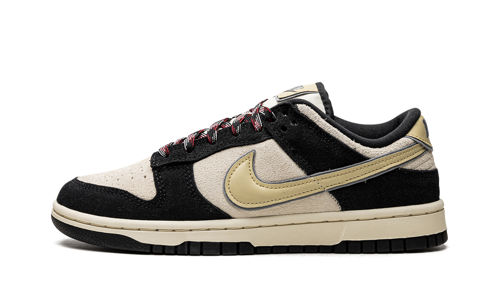 Court Low LX Black Suede Classic Team Gold