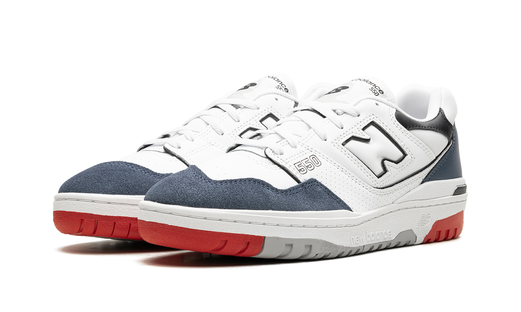 Court 550 White Navy Red