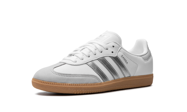 Terrace Low White Silver Metallic Grey
