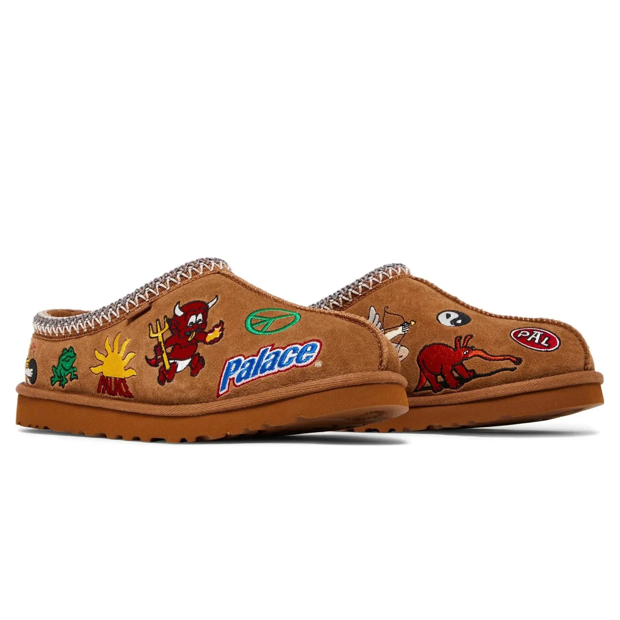 Palace x Tasman Chestnut Slippers