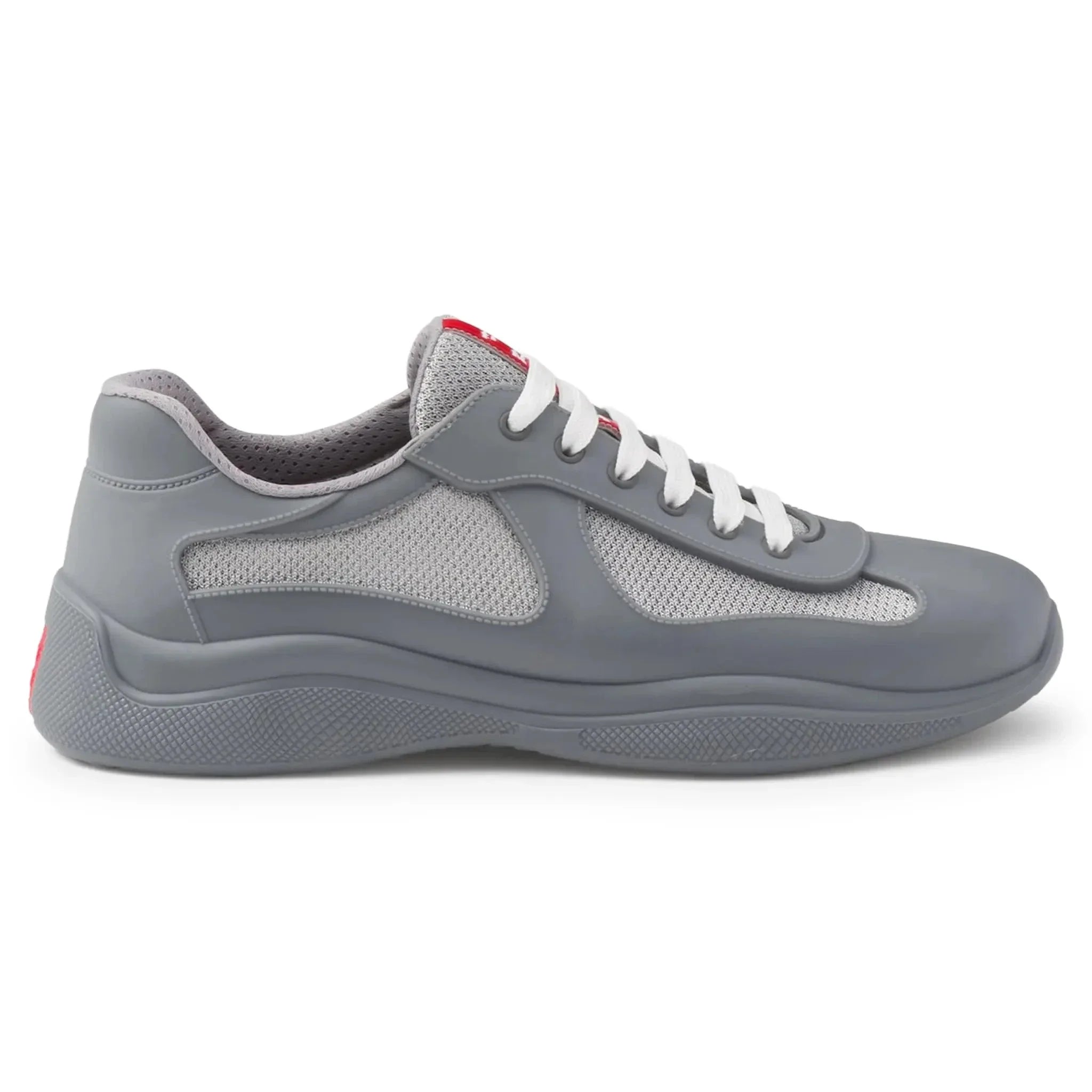 Americas Cup Soft Rubber And Bike Fabric Steel Grey Sneaker