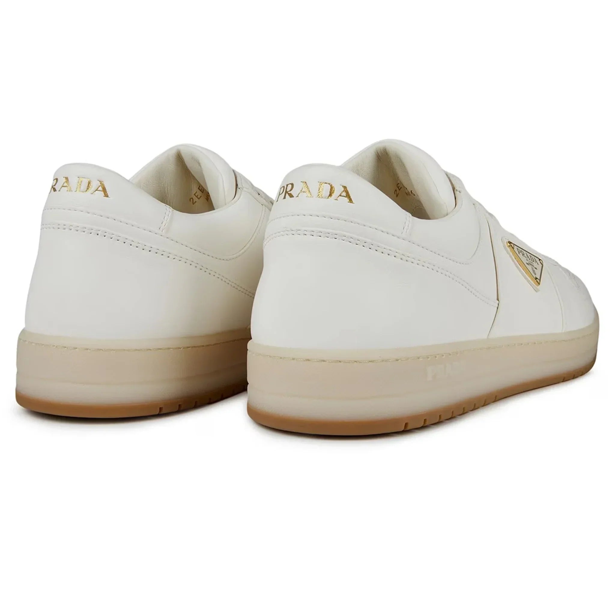Downtown Leather Low Top White Beige Sneaker