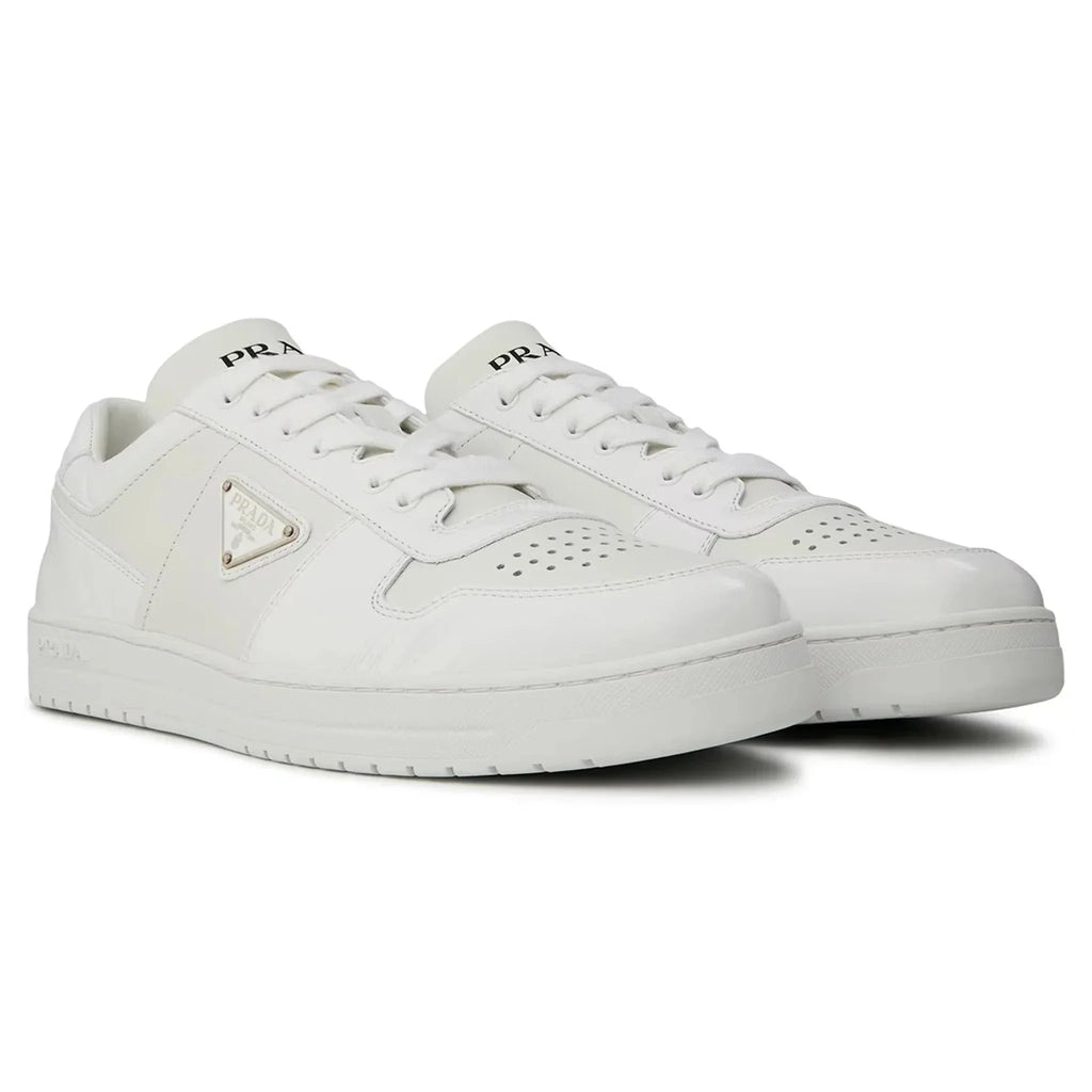 Downtown Leather Low Top White Sneaker