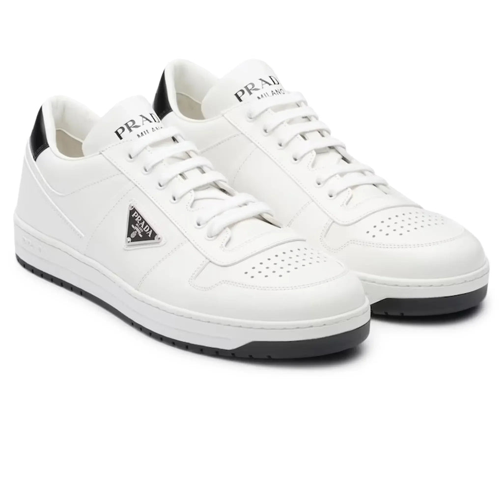 Downtown Triangle Logo White Black Sneaker