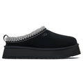 Tazz Platform Black Slippers (W)
