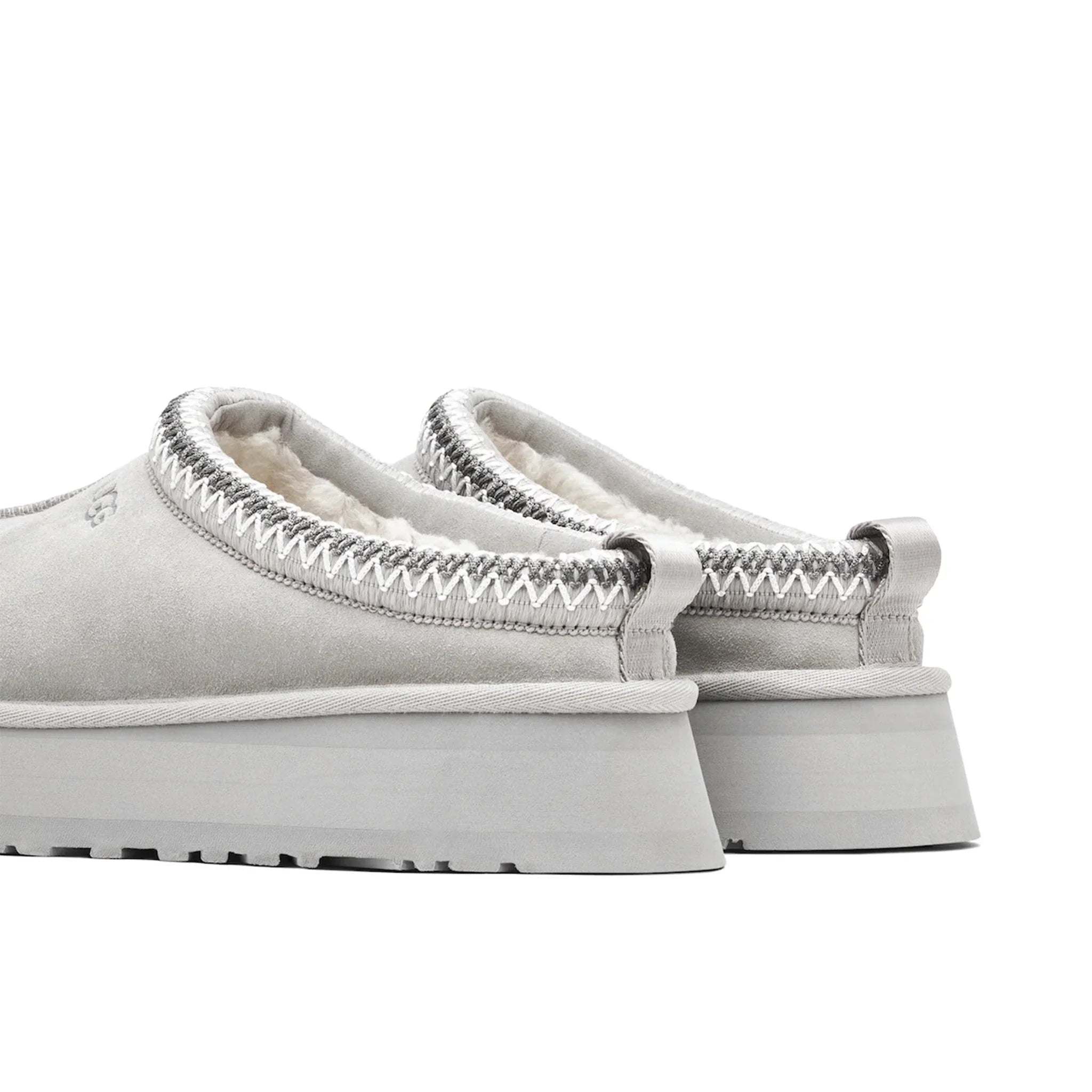 Tazz Platform Seal Grey Slippers (W)