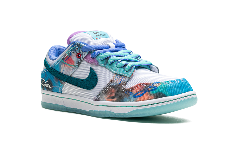 Skate Court Low Futura Laboratories Bleached Aqua